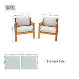 2-Seater Outdoor Set – Compact Garden Sofa Set for Patio or Balcony